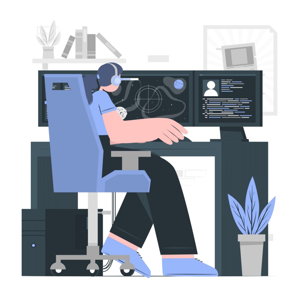 Gaming illustration